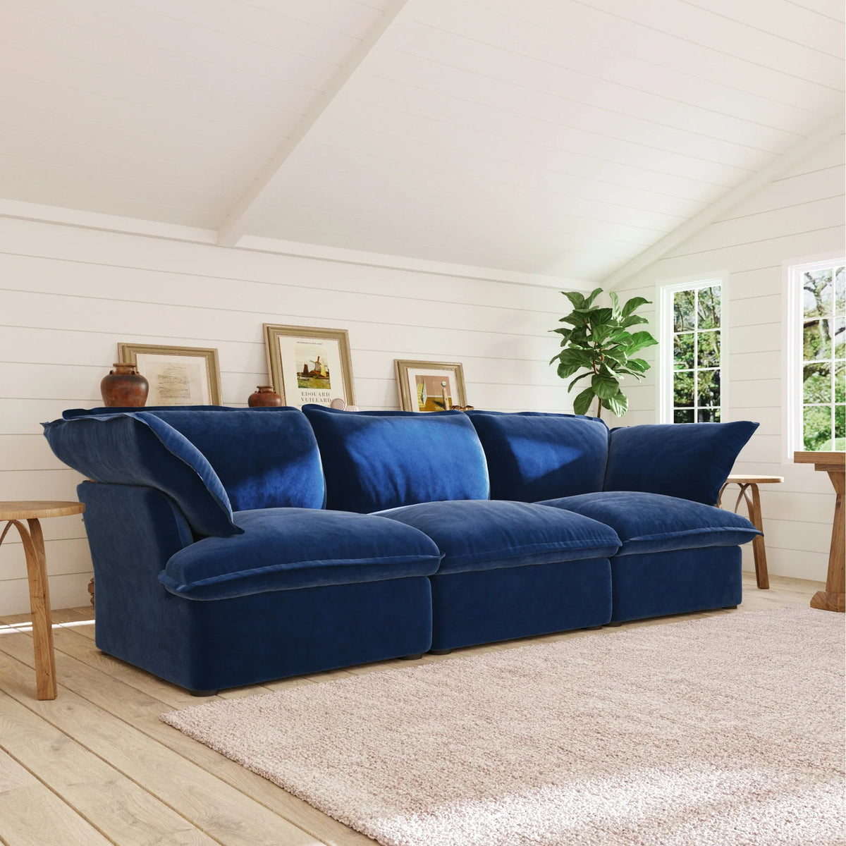 Velvet Sectional Sofa