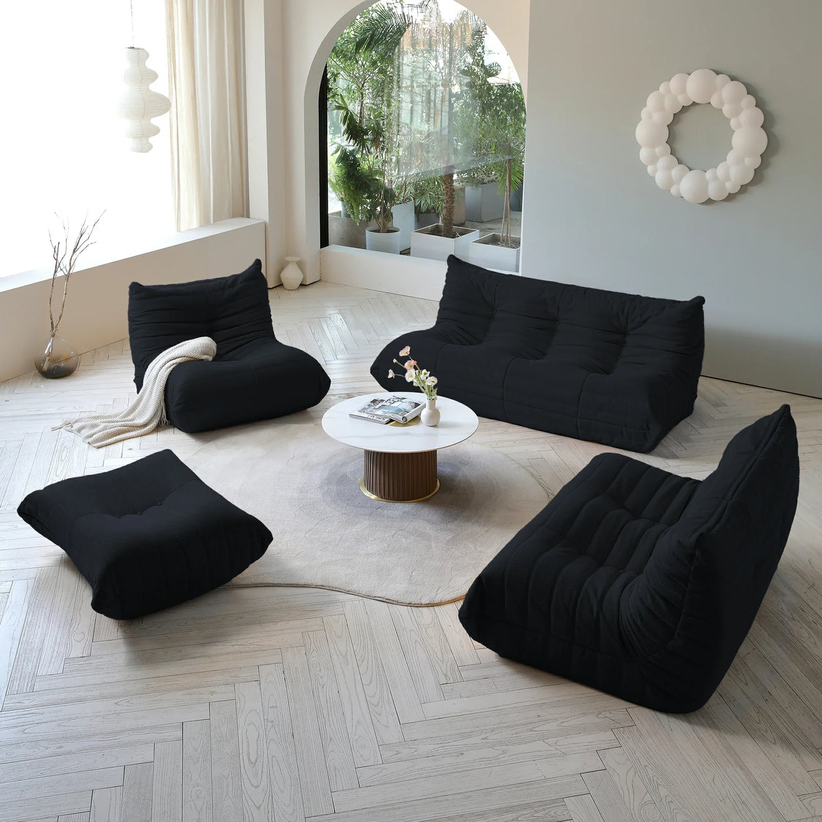 Black Caterpillar Sofa