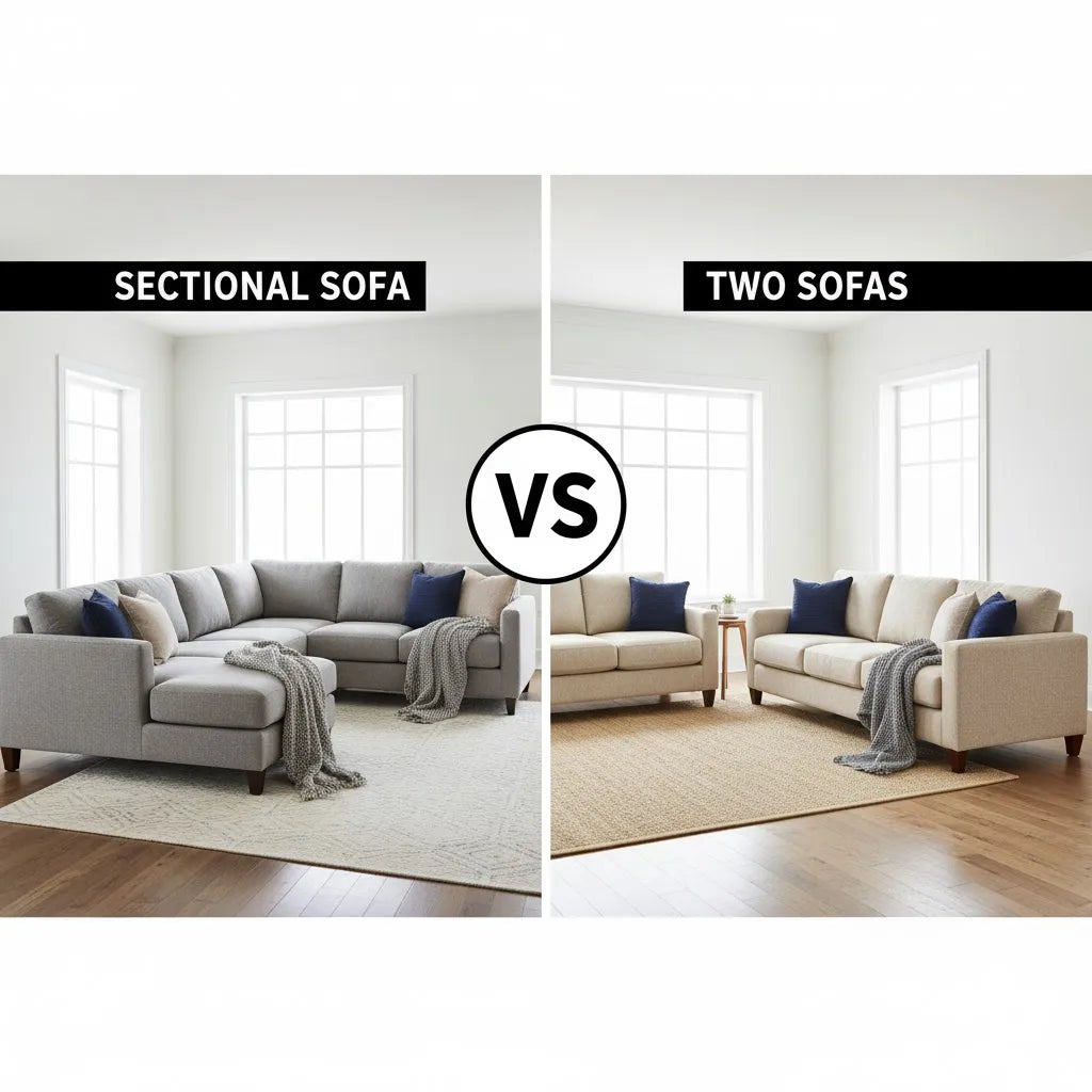 Sectional Sofa vs Two Sofas: Which Is Better for Your Living Room?