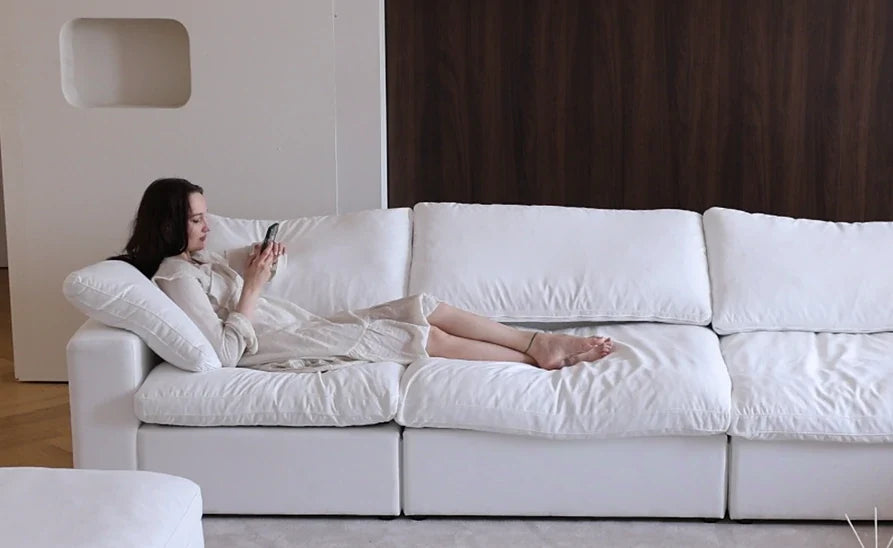 Sky Cloud Sectional Sofa As Sleeper Sofa