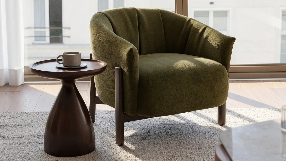 Compact Footprint for Small Reading Nooks