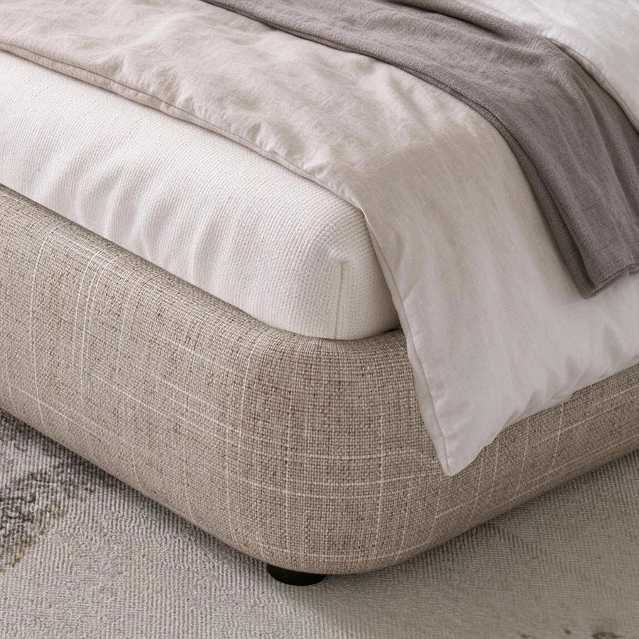 Sorrel Bed — detail upholstered corner