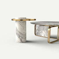 Calder Coffee Table shown with companion table — detail 01