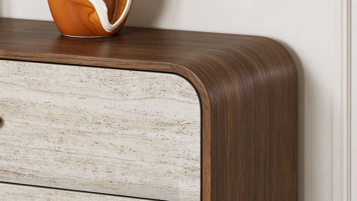 Layer stone character into the bedroom