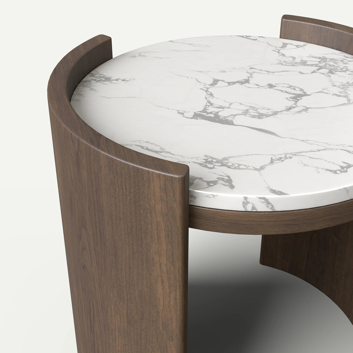 Mid-century material contrast