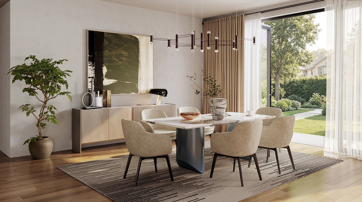 Monolith Minimalist Dining Room Collection ATH-FS-DR-OEC010