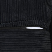 Orris Black Corduroy 4-Seater Modular U-Shaped Sofa - ATUNUSHOME gallery 4