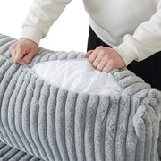 Toby Cloudrest Light Grey Plush 2-Seater Loveseat - ATUNUSHOME gallery 4