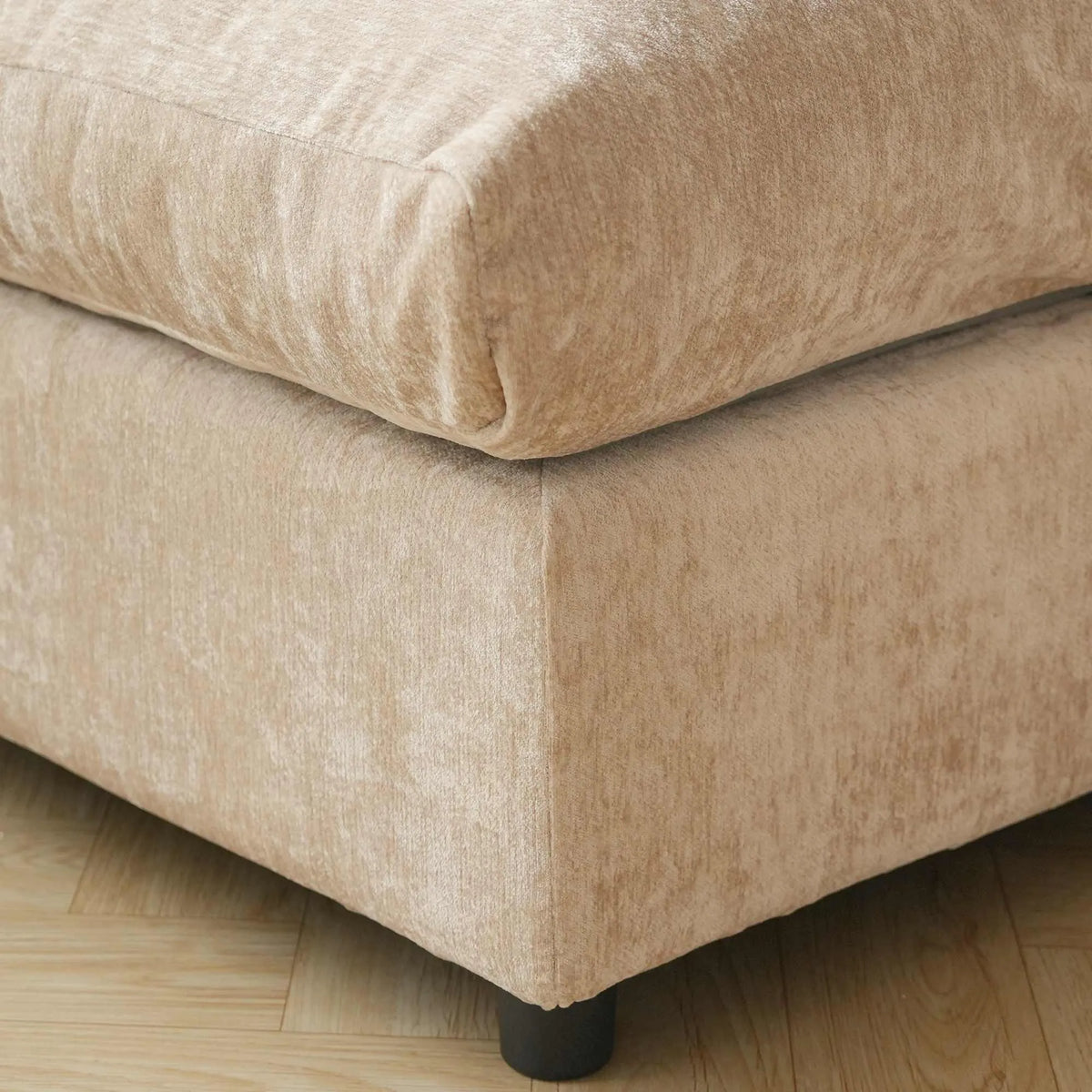 Milo Lounge Cloud Khaki 3-Seater L-Shaped Sectional Sofa - ATUNUSHOME gallery 4