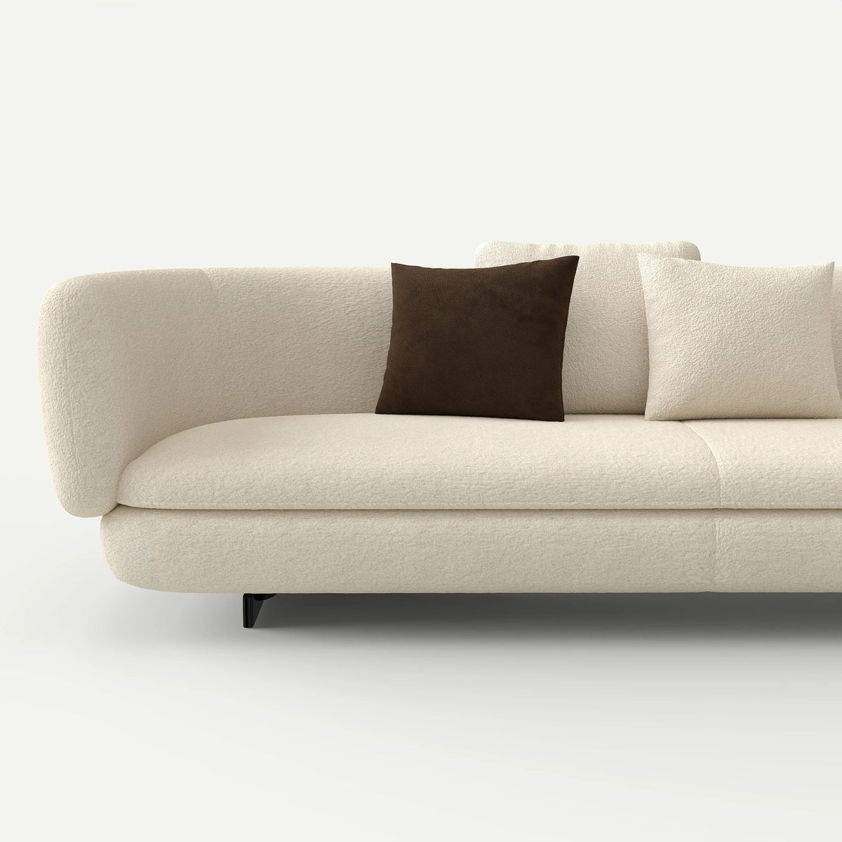 Down-filled back cushion comfort