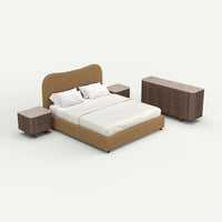 ATUNUS-MINI-CONFIG | default | Sova Bed + Elian Nightstand + Elian Dresser Set — eye level