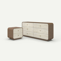 ATUNUS-MINI-CONFIG | default | Marella Dresser and Nightstands Set — angle 45