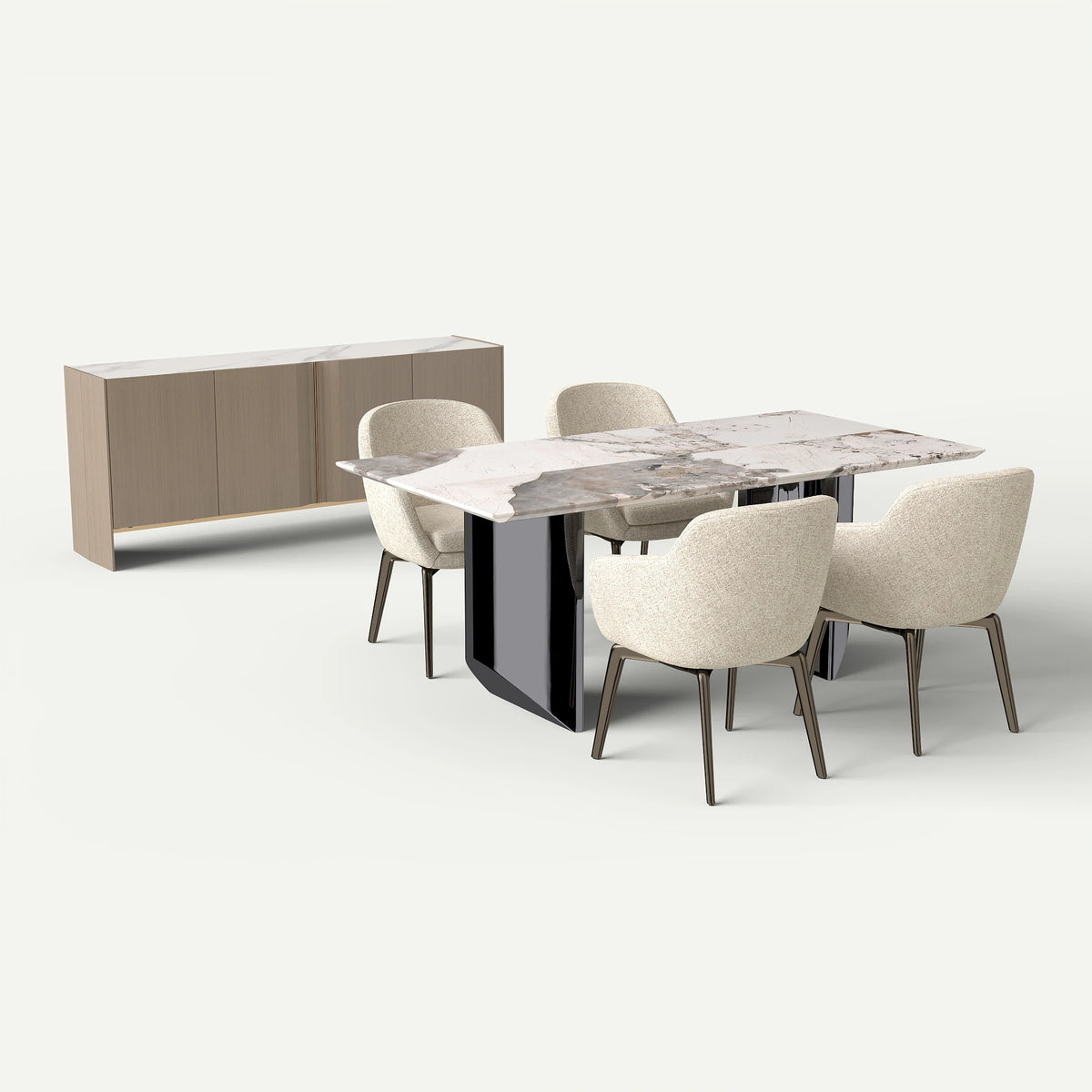 ATUNUS-MINI-CONFIG | default | Monolith Modern Dining Room Set 01