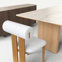 ATUNUS-MINI-CONFIG | default | Fayne Dining Table + Varo Dining Chair + Marlow Sideboard Set — combination detail 02