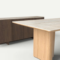 ATUNUS-MINI-CONFIG | default | Fayne Dining Table + Marlow Sideboard Set — combination detail 01