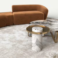 ATUNUS-MINI-CONFIG | default | Cedar Sofa + Calder Coffee Table + Astra Side Table + Tavira Rug Set — combination detail 02