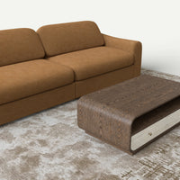 Miro Sofa Coffee Table and Area Rug Set — combination detail 1