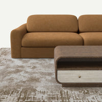 Miro Sofa Coffee Table and Area Rug Set — combination detail 2