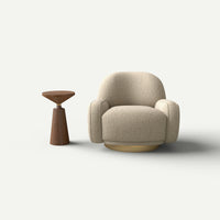 Miro Maren Swivel Chair and Side Table Set — combination eye level