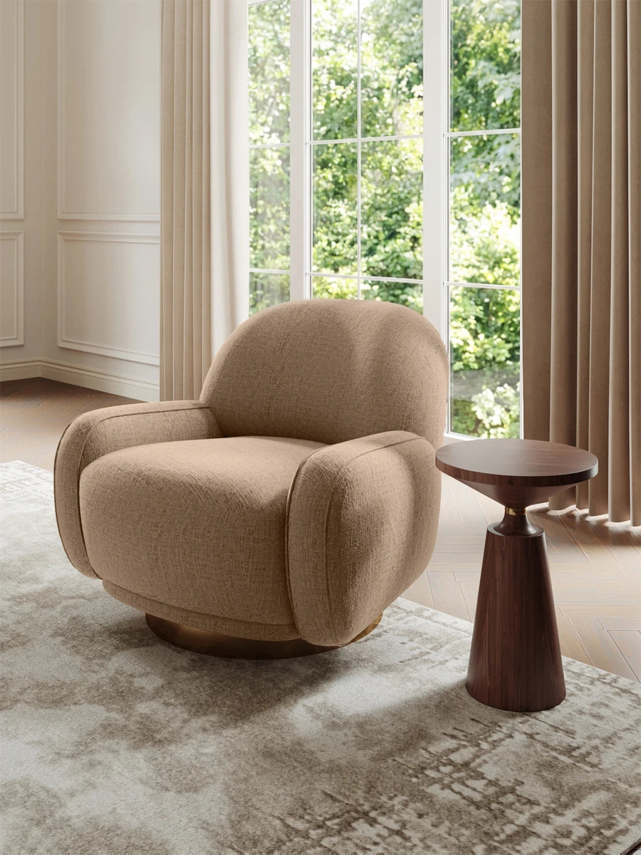 Mocha Accent Chair Set