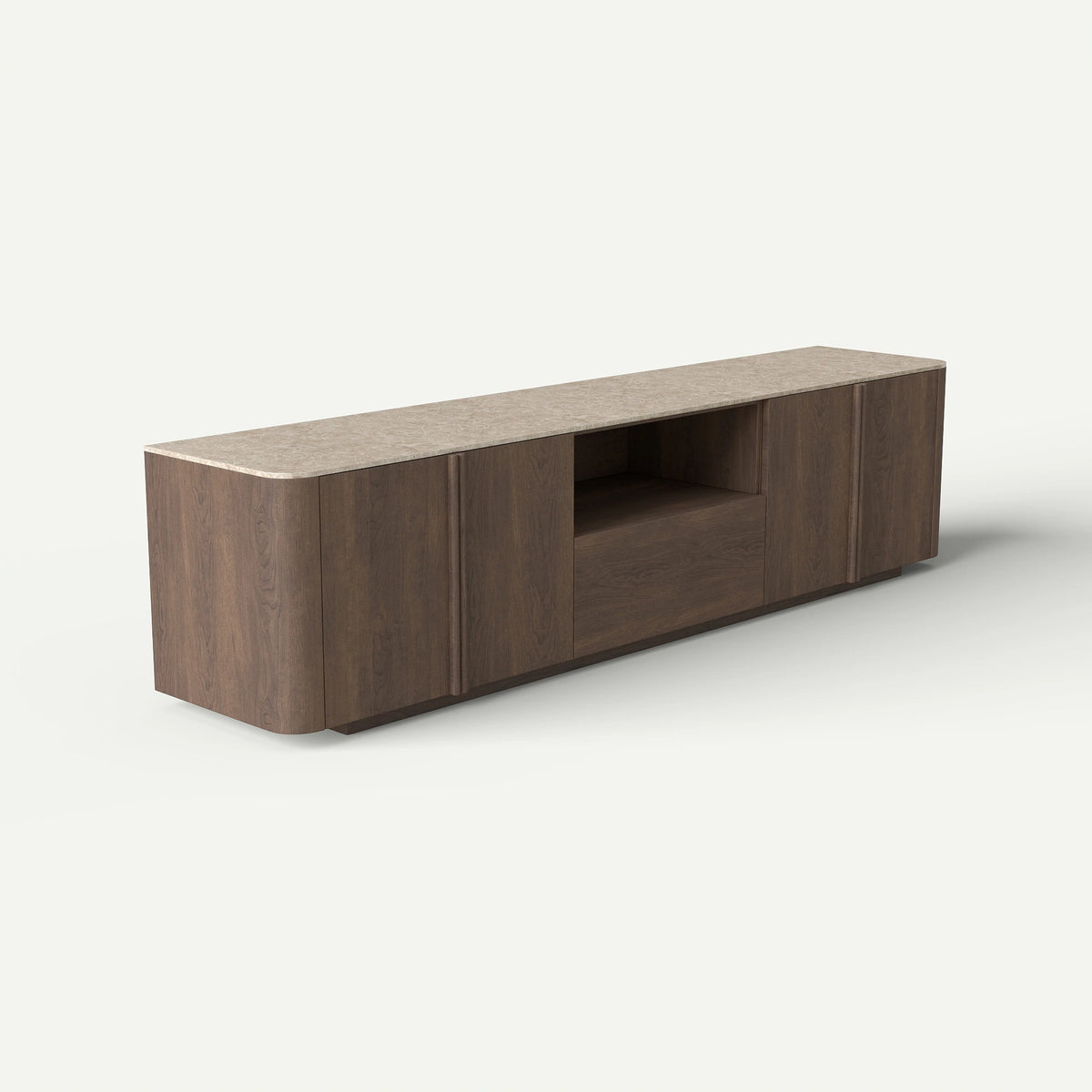 Larkin Media Console — angle 45
