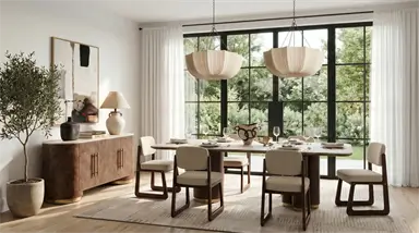 Oatmeal Earth Dining Room Collection