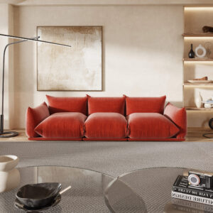 Urban | 103.93″ 3-Seater Sofa Chenille Floor Sectional Couch