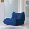 117 blue caterpillar single sofa