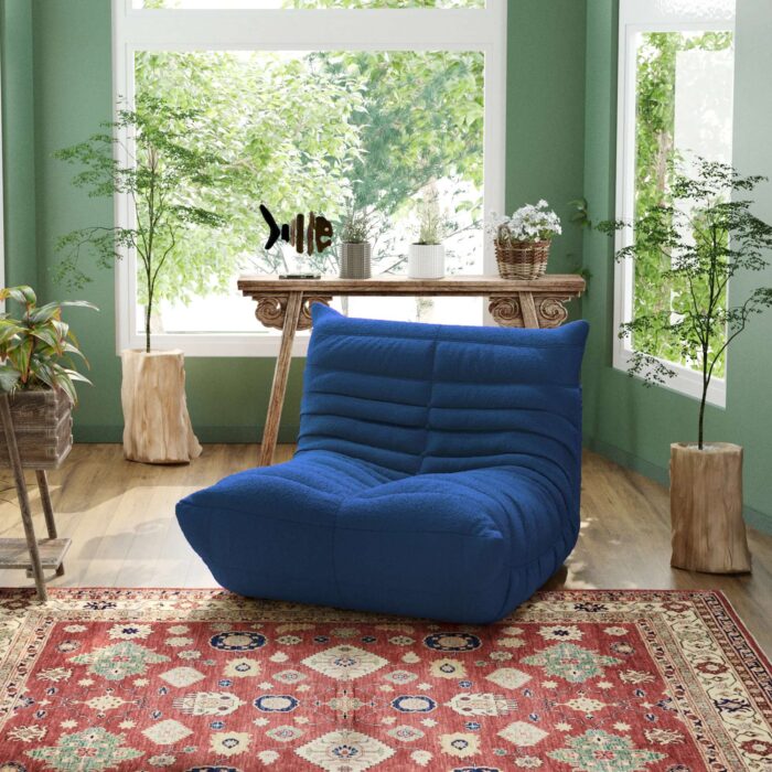 117 blue caterpillar single sofa0903 (7)