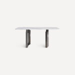 Basalto Curved Rectangular Dining Table