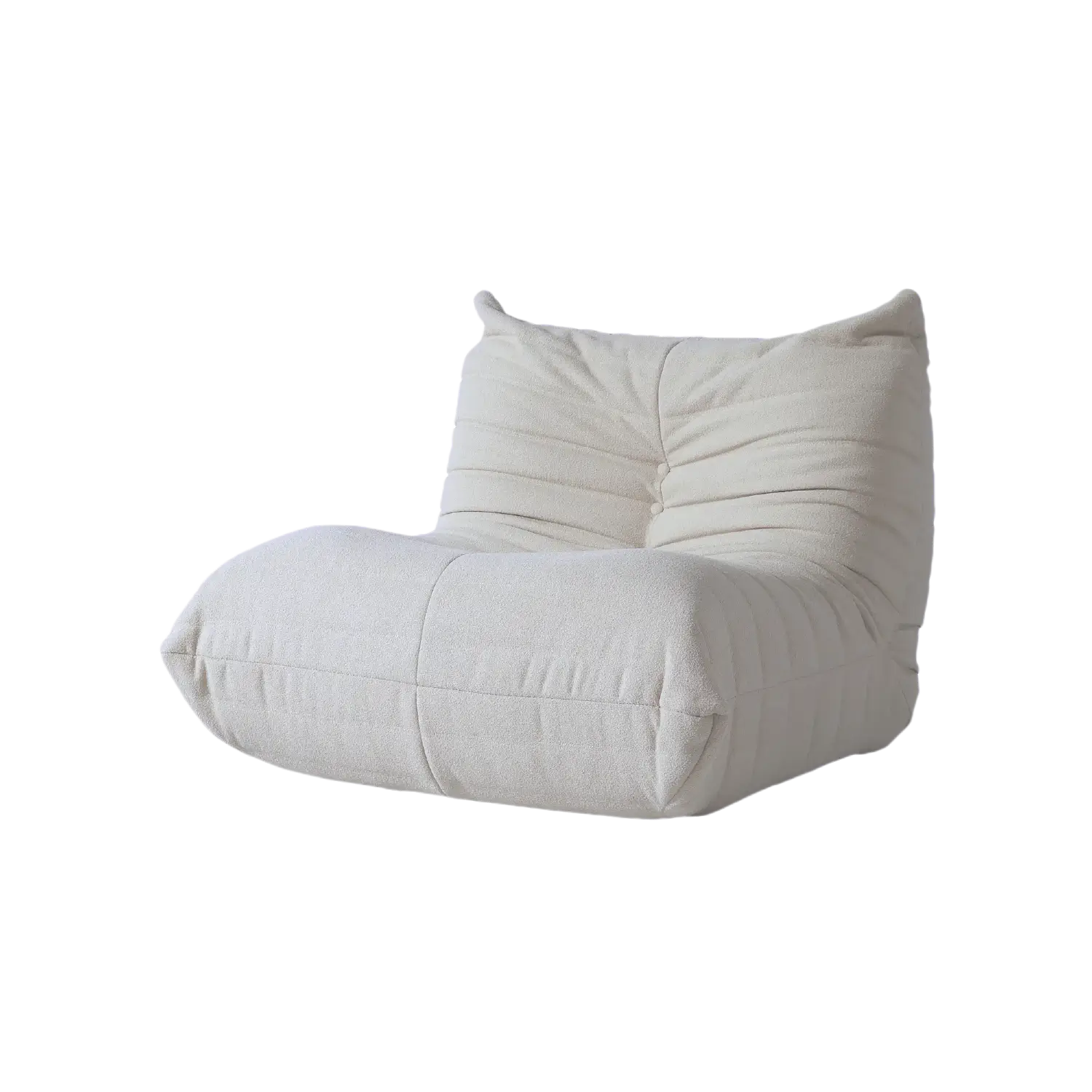 Compact Cozy 34-Inch Teddy Velvet Single Seat 1-Seaters