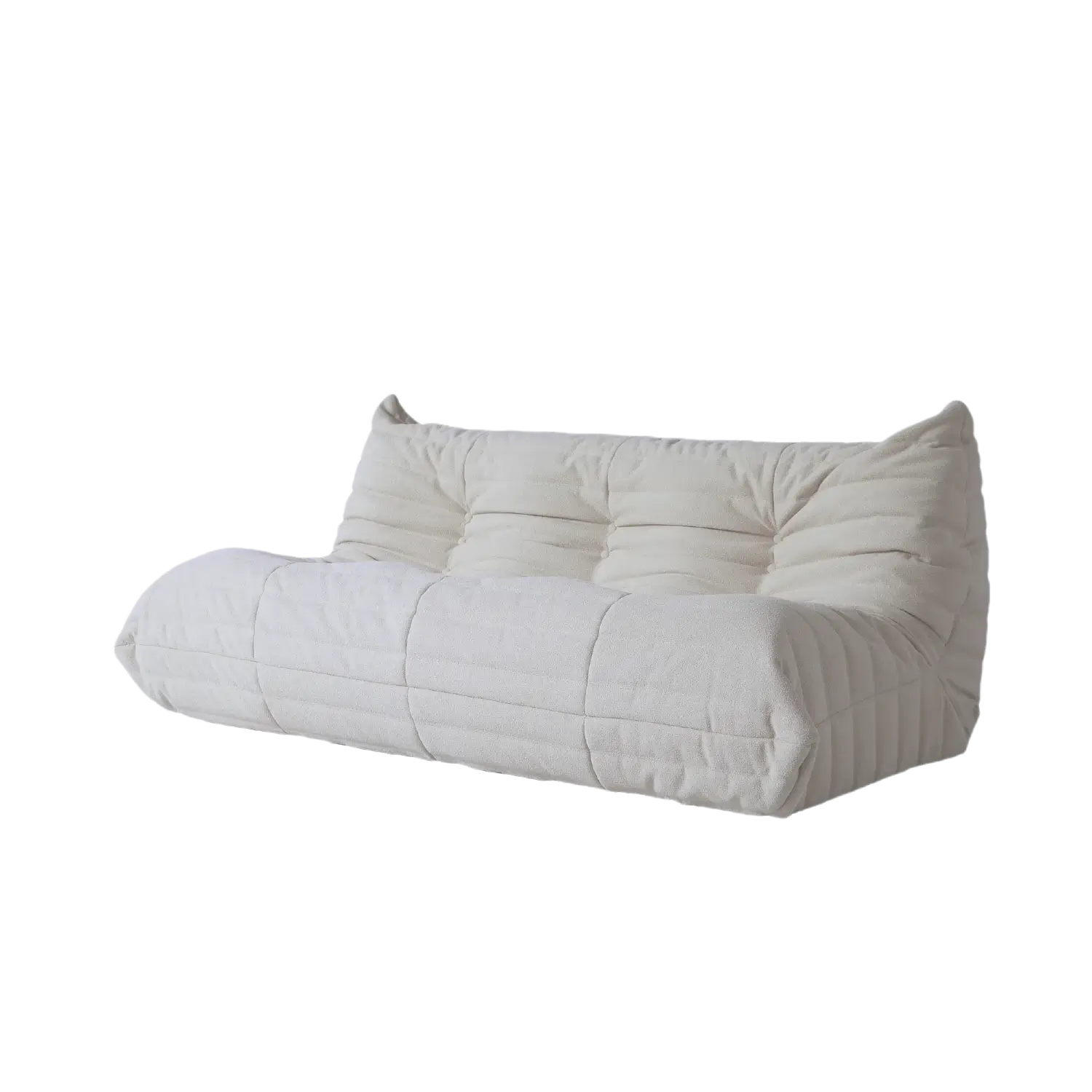 Floor-Level Comfort 69-Inch Teddy Velvet Sleepers 3-Seaters