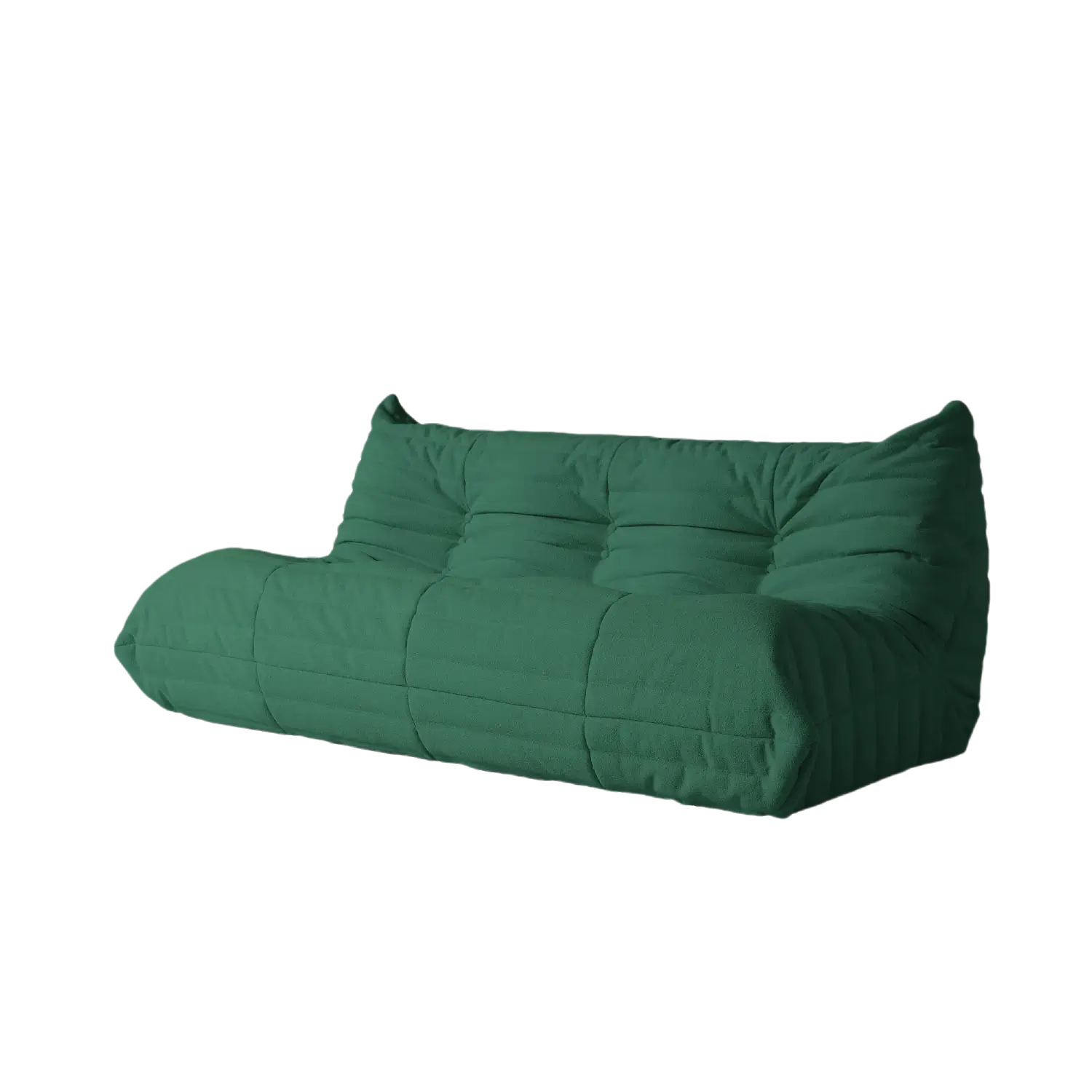 Floor-Level Comfort 69-Inch Teddy Velvet Sleepers 3-Seaters