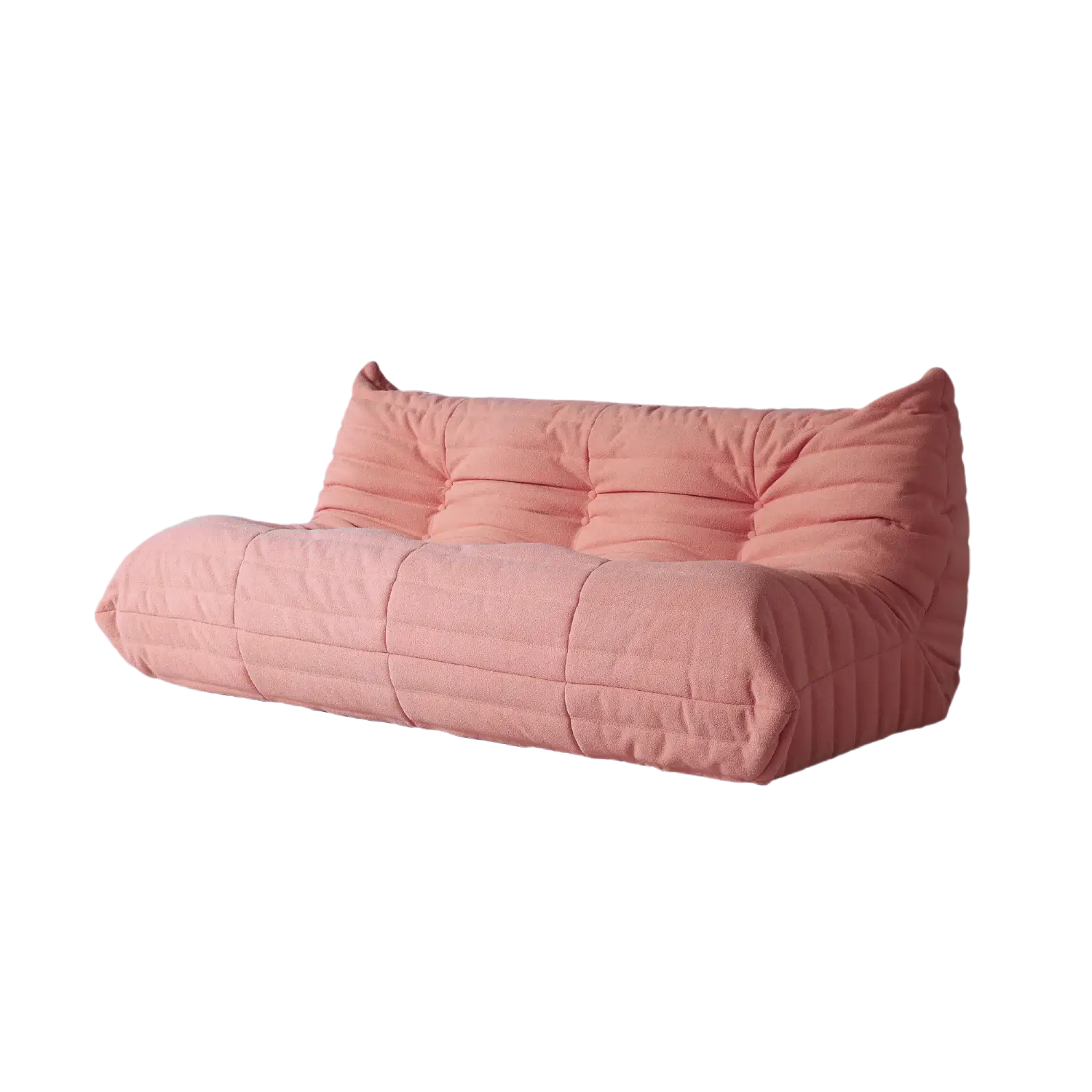Floor-Level Comfort 69-Inch Teddy Velvet Sleepers 3-Seaters