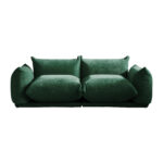 Urban Sectional Sofa | Compact Comfort 77-Inch Chenille Loveseats 2-Seaters