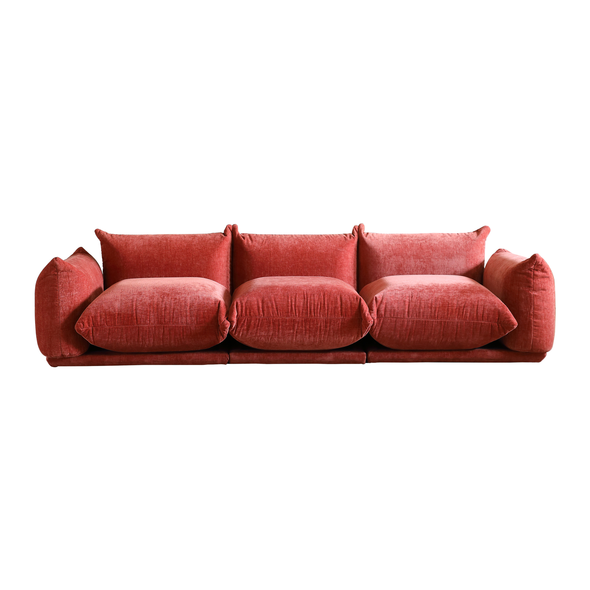 Urban | 103.93″ 3-Seater Sofa Chenille Floor Sectional Couch