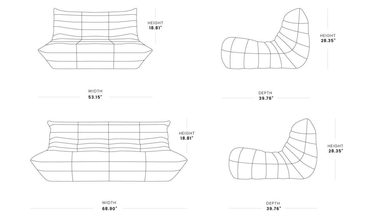 117 caterpillar sofa loveseat and 3-seater