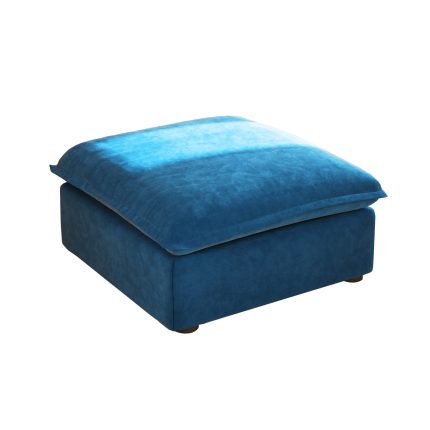 120v03 5 Blue Ottoman