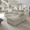 121KH Cloud Sofa 3 seat with ottoman 02