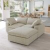 121KH Cloud Sofa loveseat with ottoman 02