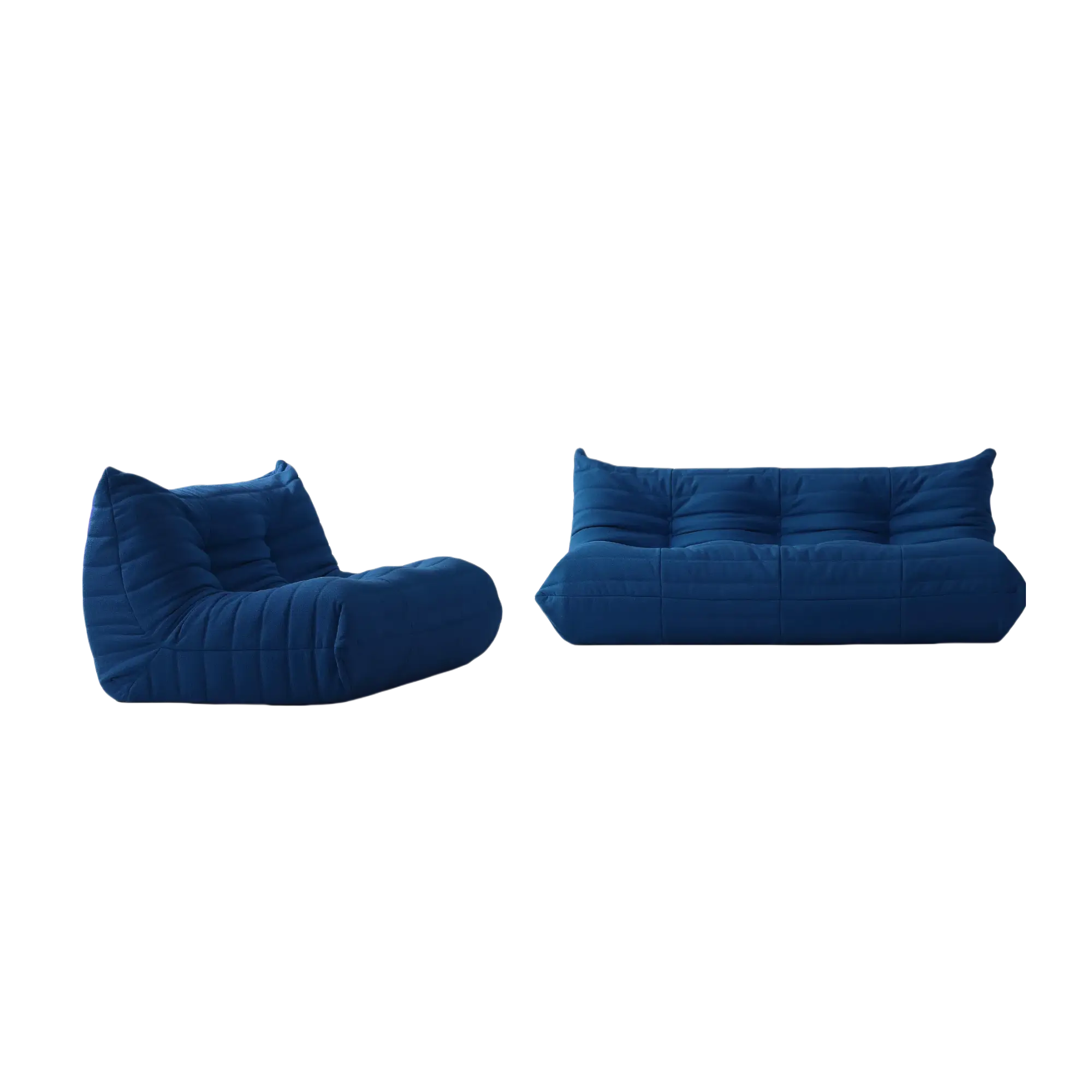 Comfortable Modular 72-Inch Teddy Velvet U Sectionals 5-Seaters