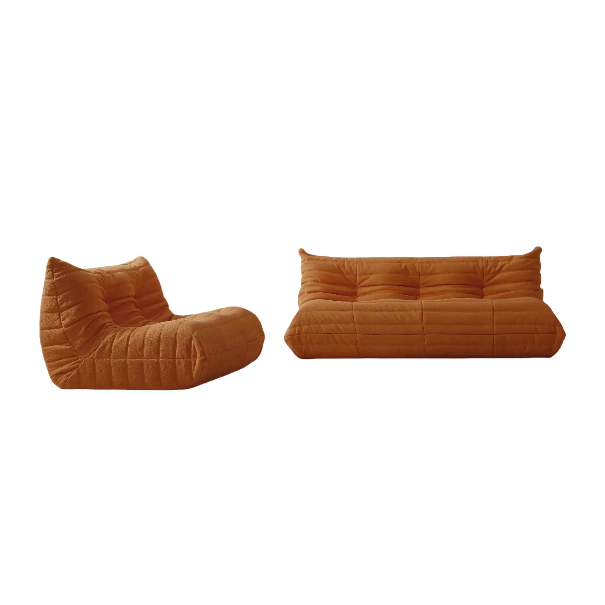 Comfortable Modular 72-Inch Teddy Velvet U Sectionals 5-Seaters