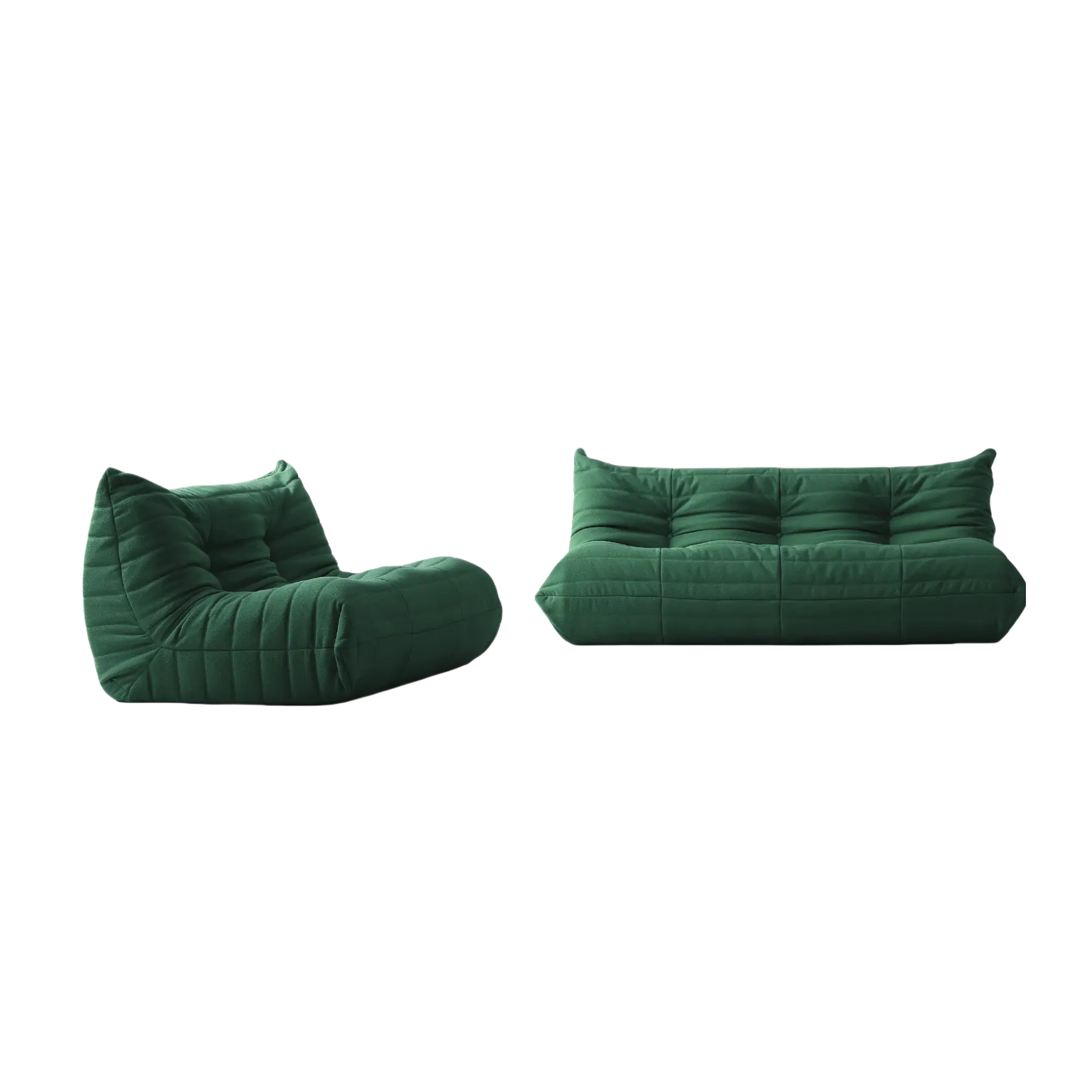 Comfortable Modular 72-Inch Teddy Velvet U Sectionals 5-Seaters