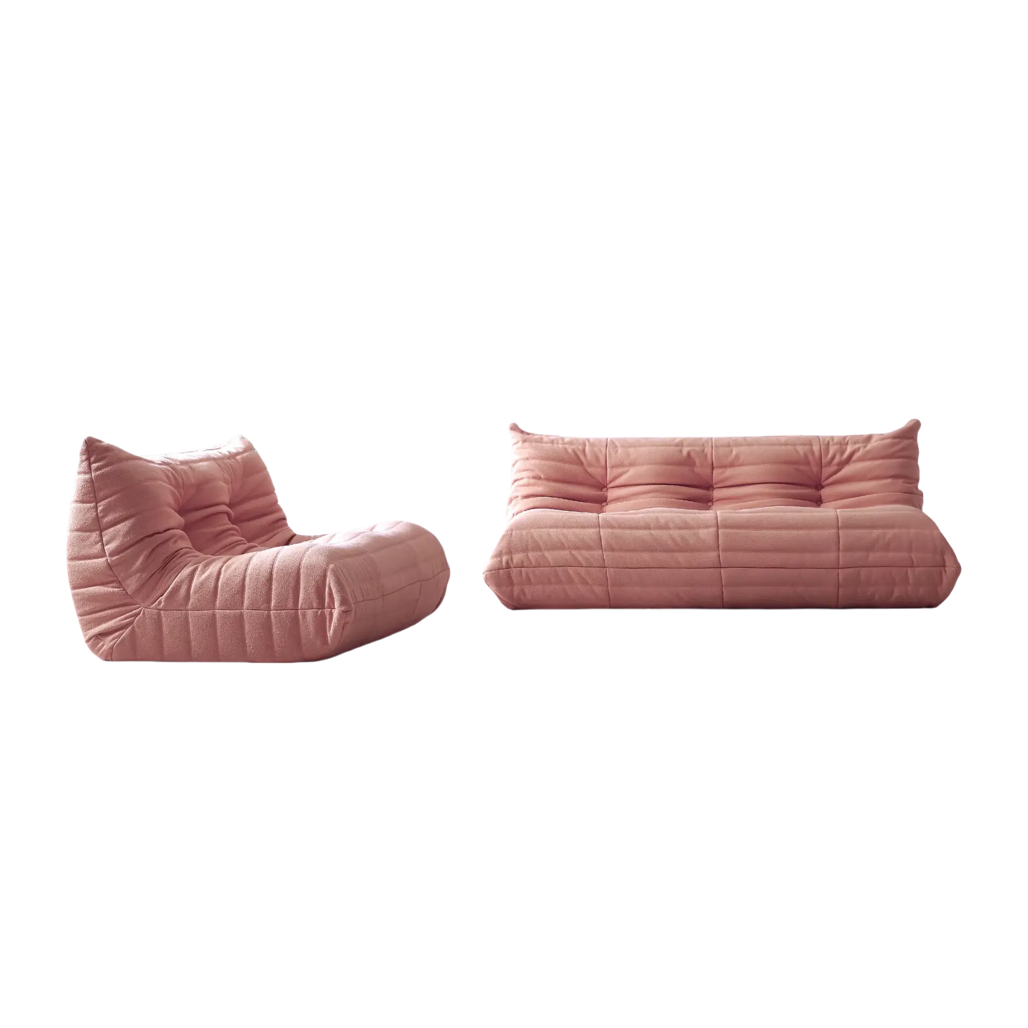 Comfortable Modular 72-Inch Teddy Velvet U Sectionals 5-Seaters
