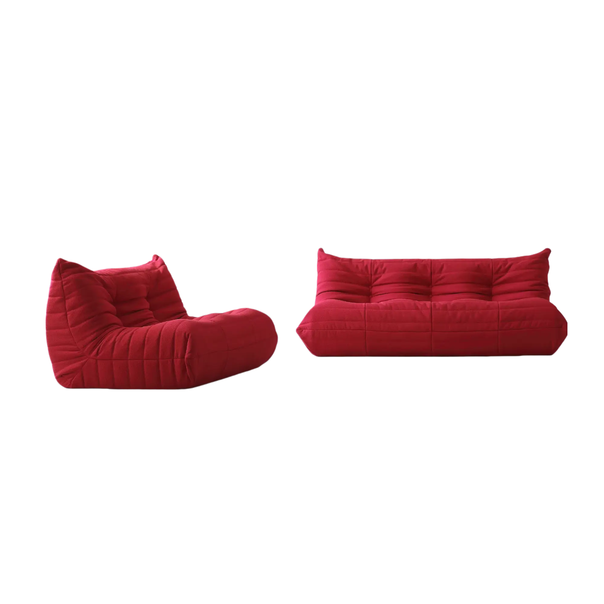 Comfortable Modular 72-Inch Teddy Velvet U Sectionals 5-Seaters