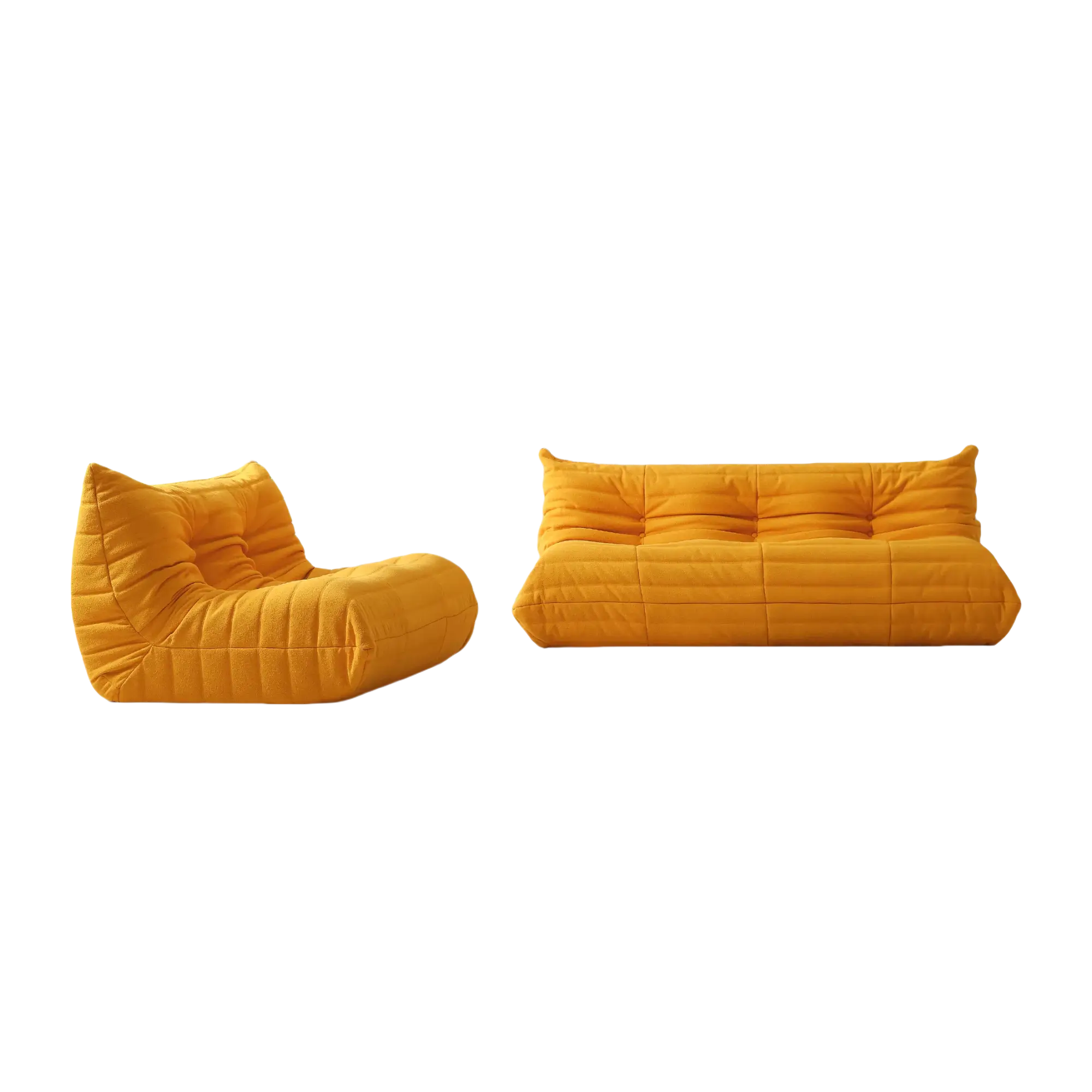 Comfortable Modular 72-Inch Teddy Velvet U Sectionals 5-Seaters