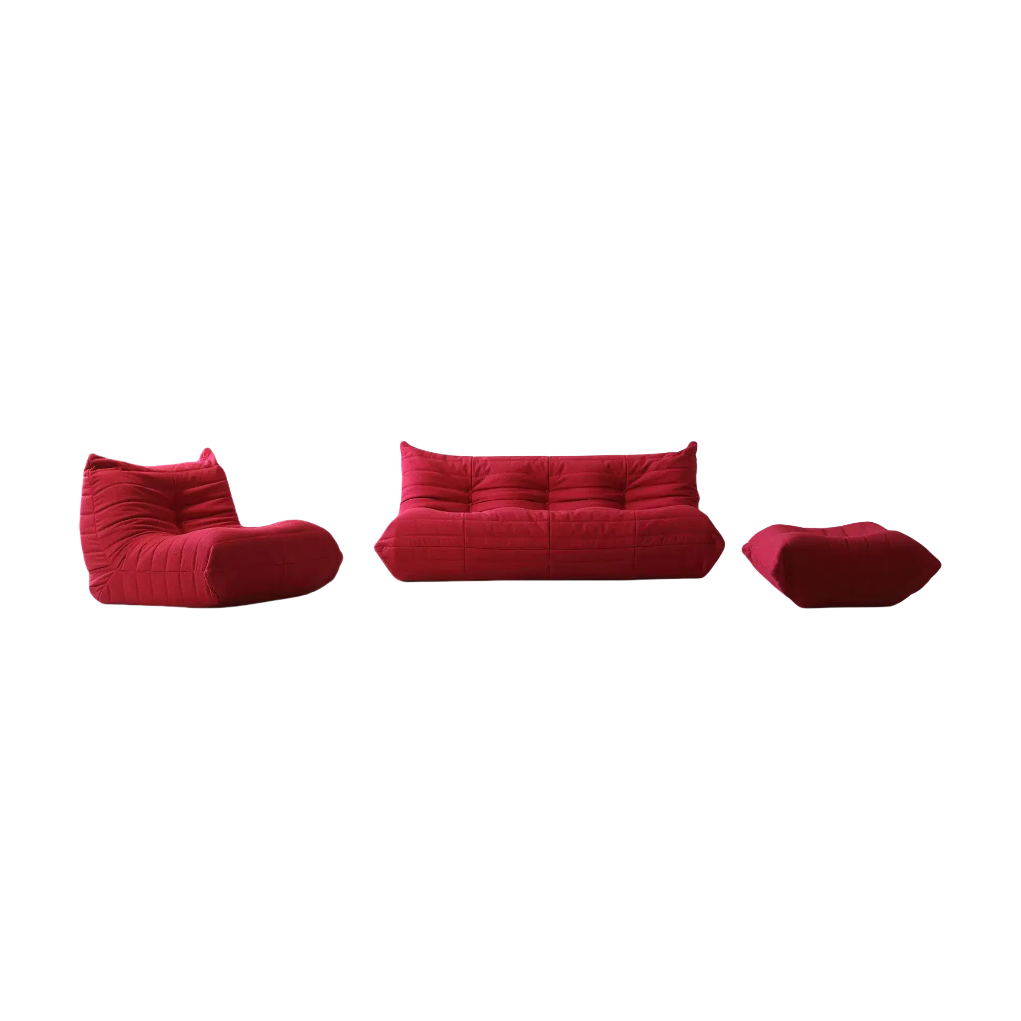 Cozy 72-Inch Teddy Velvet Corner Sectionals 5-Seaters