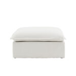 Sky Classic Linen Cloud Sofa | Modular Washable 40-Inch Linen Ottomans 1-Seaters