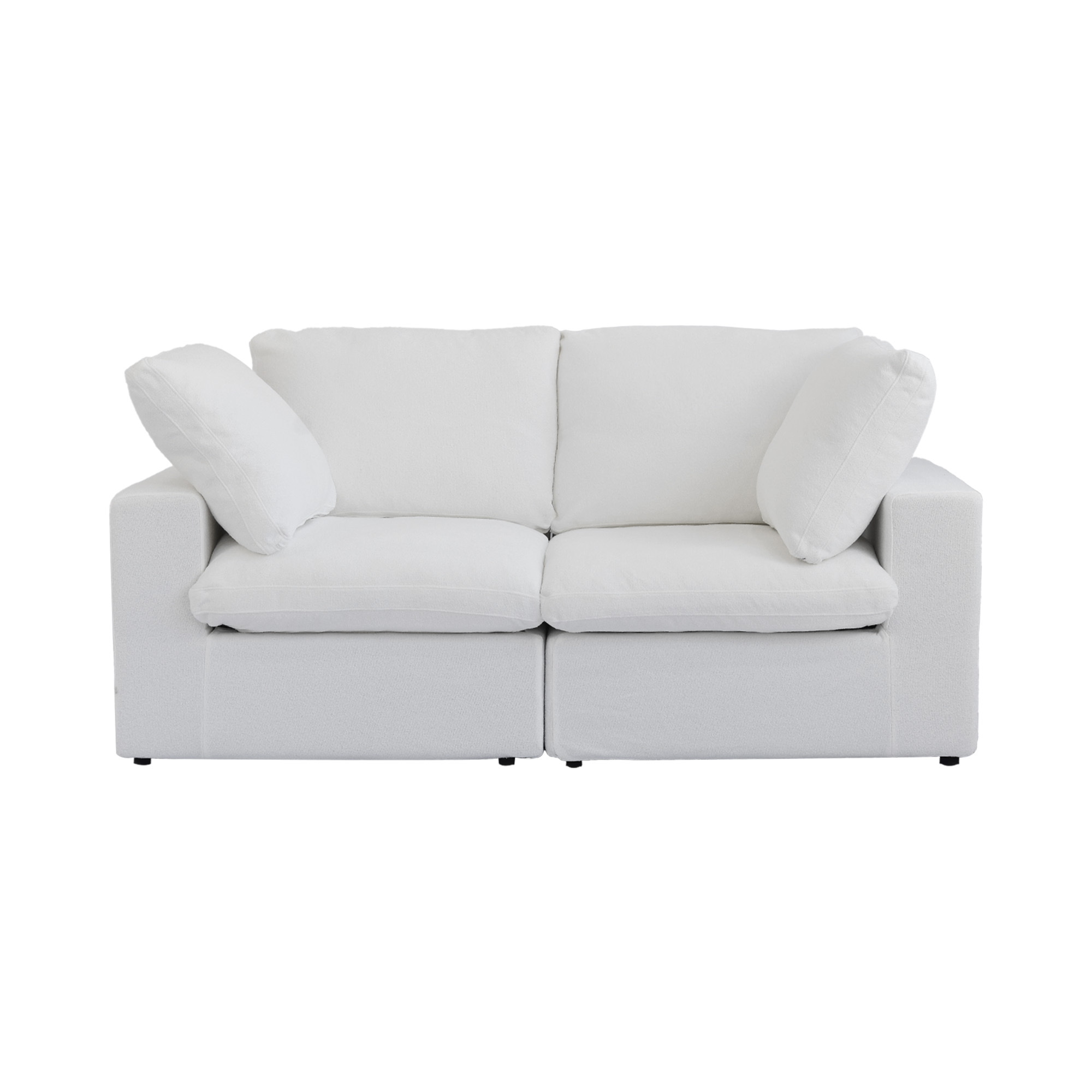 Sky Cloud | 80.3″ Modular Sofa-LoveSeat Removable Sofa Cover