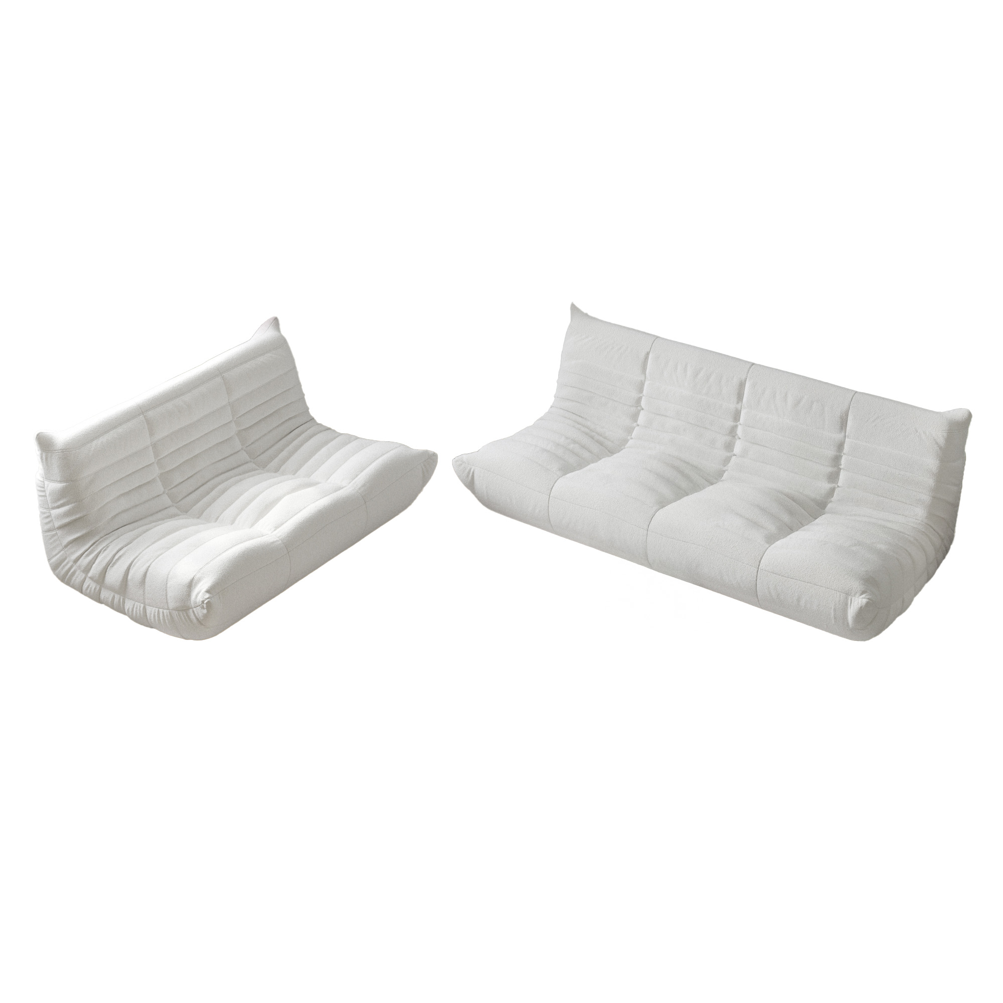 Caterpillar | Floor Lazy Sofa-2 and 3 Seater Sofa Set